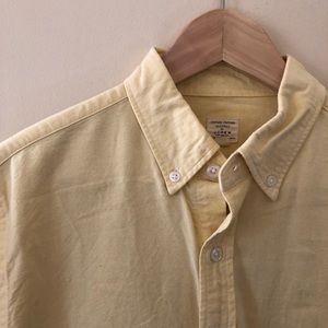 Men’s J.Crew Vintage Oxford shirt in yellow